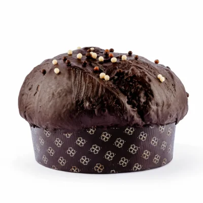 Panettone al cioccolato glassato